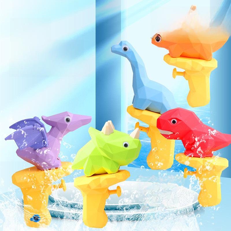 Fifth Generation ABS Dinosaur Water Gun - Stegosaurus & Tyrannosaurus, Long-Range & Drop-Resistant Toy