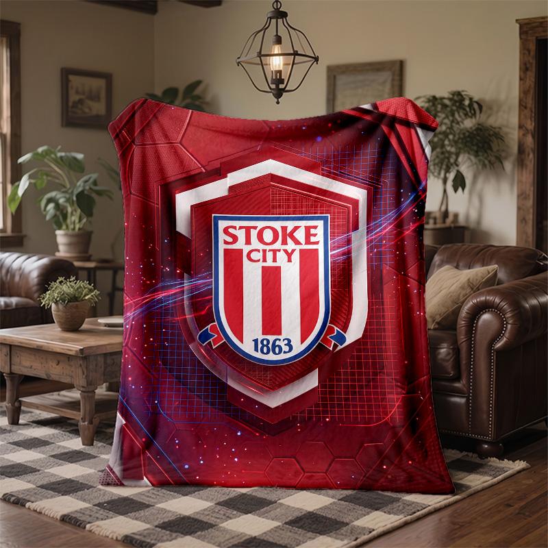 Southampton Football Print Flannel Blanket Soft Warm Sofa Bed Throw Blanket For Home Office Bedroom