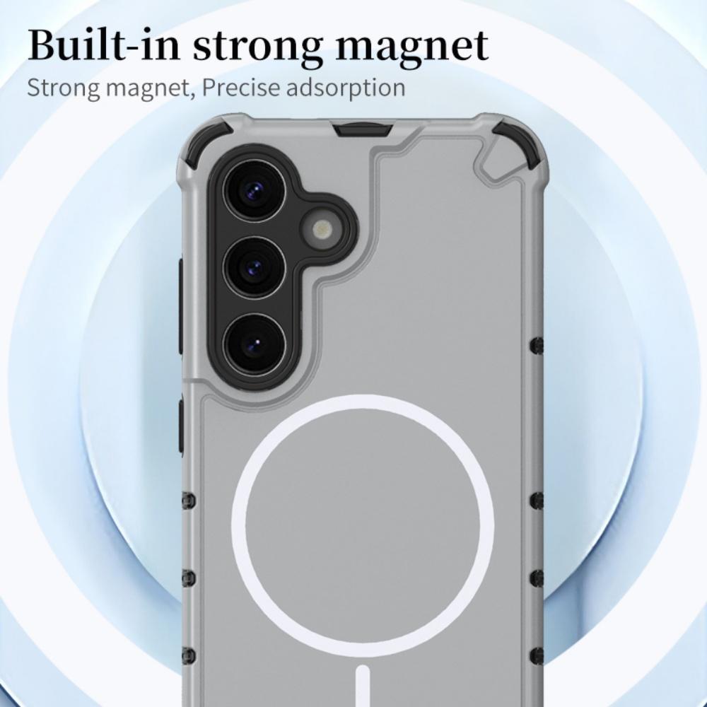 Magnetic Armor Case For Samsung S25 Ultra S24 S23 Plus A55 A54 A35 A25 A15 A13 For Magsafe Heavy Duty Rugged Shockproof Cover