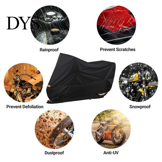 Dustproof Electric Bike Cover Outdoor Waterproof Windproof Bicycle Full Protection 190T Polyester Taffeta from Rain Snow Dust Mountain Road Motorcycle