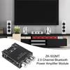 502MT 2.0 Channel High Power Audio Stereo Amplifier Board Bluetooth 5.0 Subwoofer Amplifier Board2X50W Bass AMP