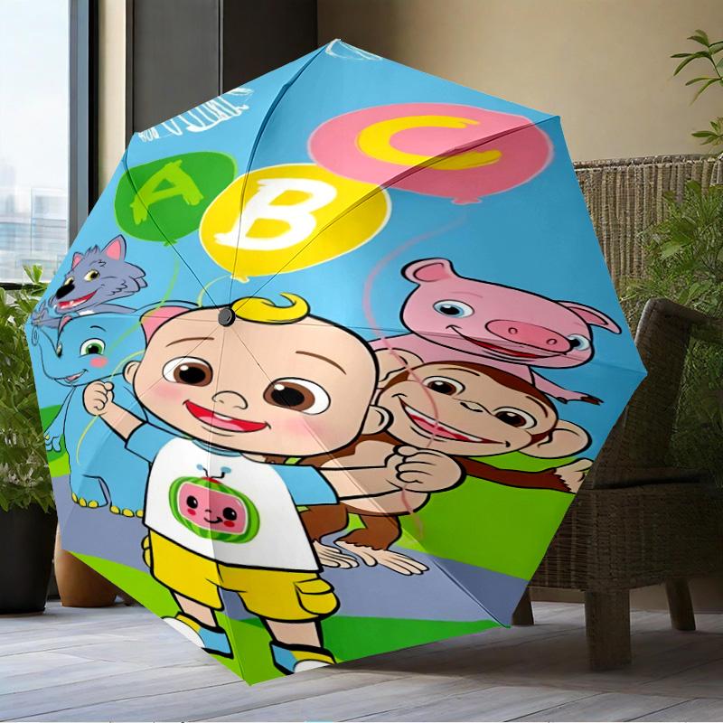 Rainbow Coco Adventure Umbrella Folding umbrella, automatic umbrella 8-Frame for Travel, camping Use Gift for Halloween Christmas