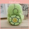 Плюшевая Черепаха Очаровательный Брелок-Подвеска для Сумки Мягкая Игрушка Ярко-Зеленая
