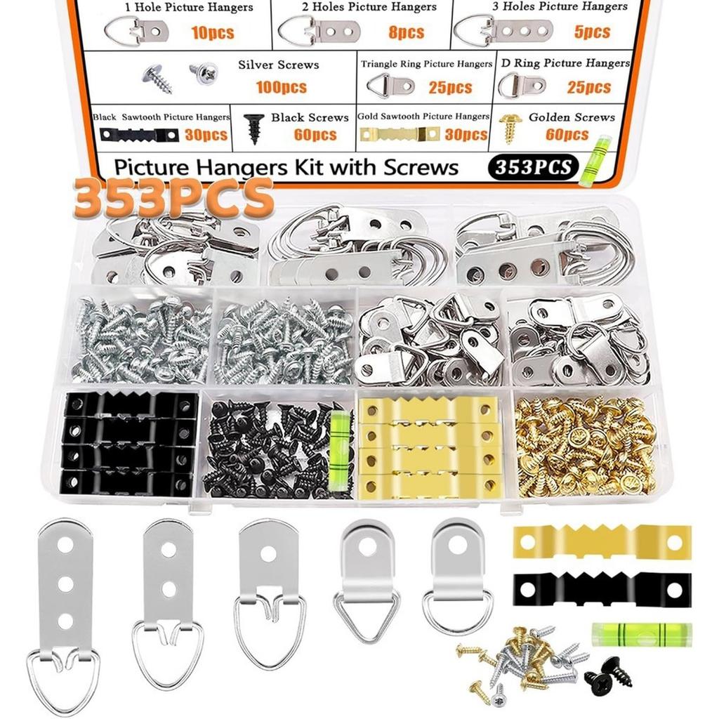 Frame Hardware Accessories – Hooks, Rings & Sawtooth Hangers for Albums & Art