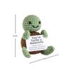 Handmade Positive Turtle Gifts Mini Stuffed Doll Toys Funny Desktop Ornaments  for Women Men