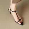 Мода 2025 Обувь женская с ремешком крест-накрест Босоножки с острым носком Zapatos De Mujer На плоском каблуке Женские с ремешком на щиколотке Женские Сандалии с пряжкой