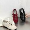 Fashion Vintage French Woman Shoe Spring New Round Flat Shoes Fashion Mary Jane Shoes Versatile Women Casual Shoes Anti Slip Ballet Shoe