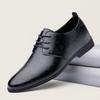 Модная повседневная кожаная обувь Новое поступление Мужские оксфорды Удобная низкая формальная обувь для платья Деловая мужская обувь дерби Кроссовки