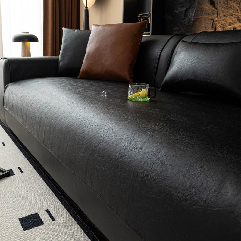 Faux Leather Sofa Cushion Non-slip Waterproof Couch Cover All