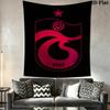 Trabzonspor poster Wall Hanging Printed Fabric Blanket Decorative Tapestries for Bedroom Living Room Home Decor