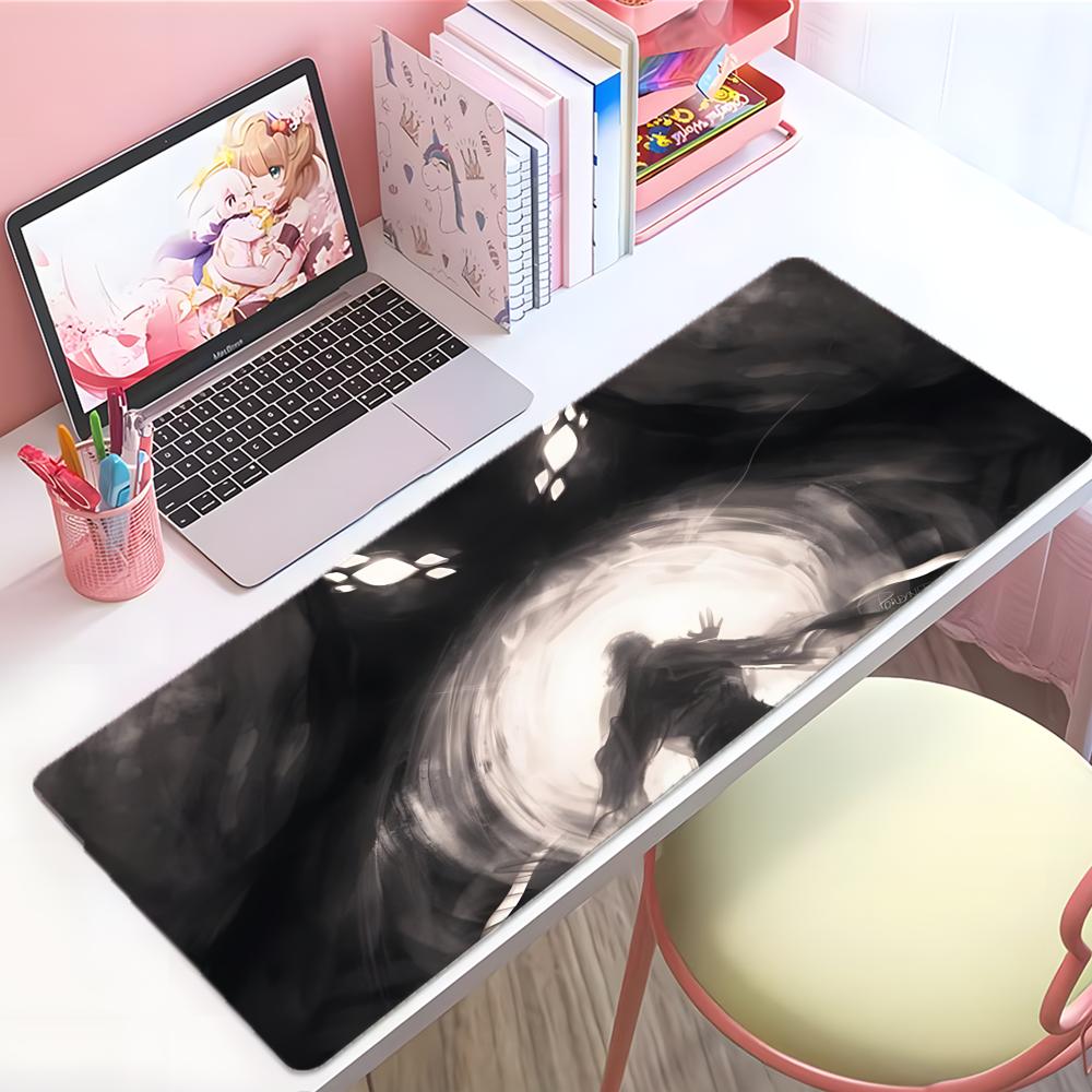 Whimsical Nimonas Mouse Pad Large Thick Desk Pad Stitched Edges Gaming Mouse Mat For Pc