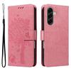 For Samsung Galaxy A57 5G Phone Case with Stand Cat Tree Pattern Leather Wallet Mobile Cover