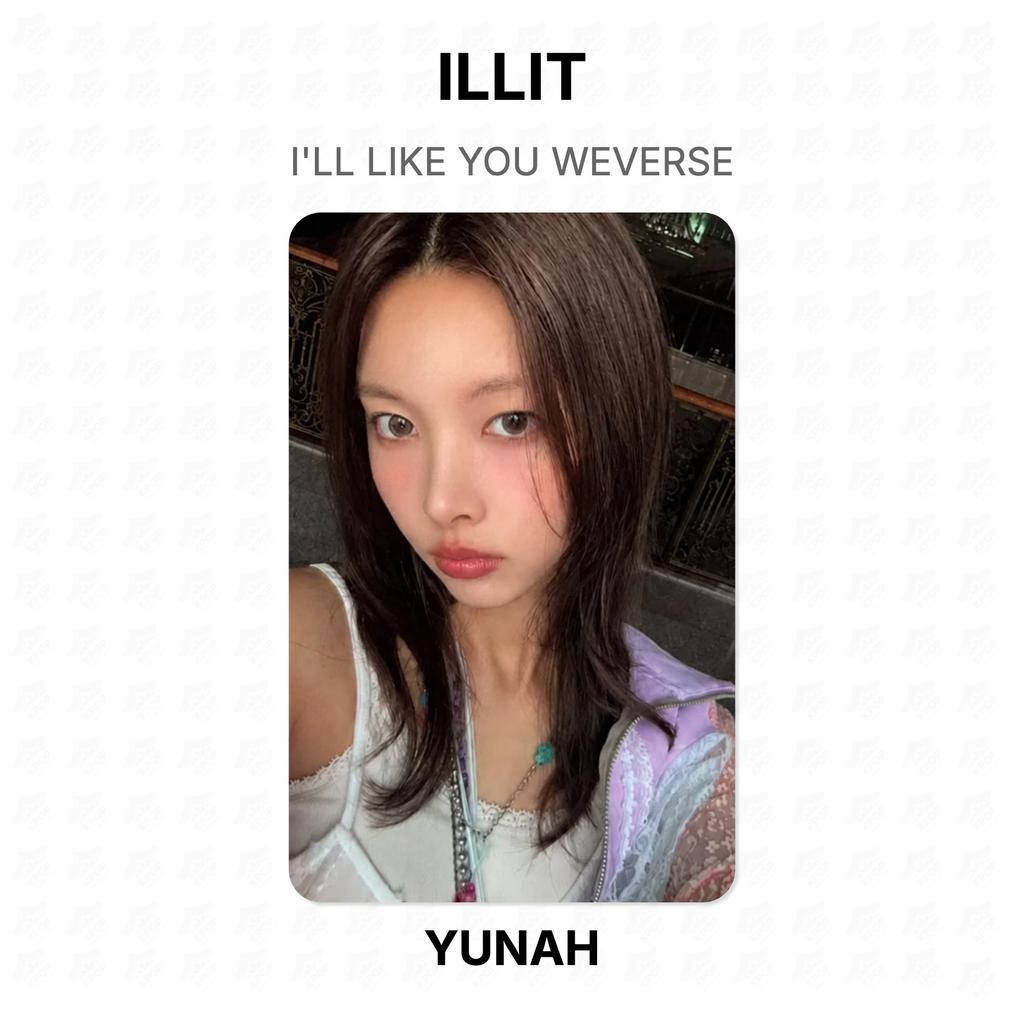 ILLIT Я буду любить тебя WEVERSE Официальная фотокарточка