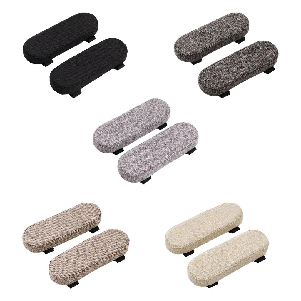 Chair Armrest Cushions with Ergonomic Shape, Removable Cover, Thick Padding for Reclining Chairs,