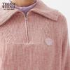 Teenie Weenie Women's Half-Zip Polo Knit Sweater