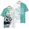 Kawaii Game Genshin Impact Sucrose Yun jin Футболки с 3D принтом для женщин и мужчин, модная футболка унисекс большого размера, футболки для мальчиков и девочек, топы