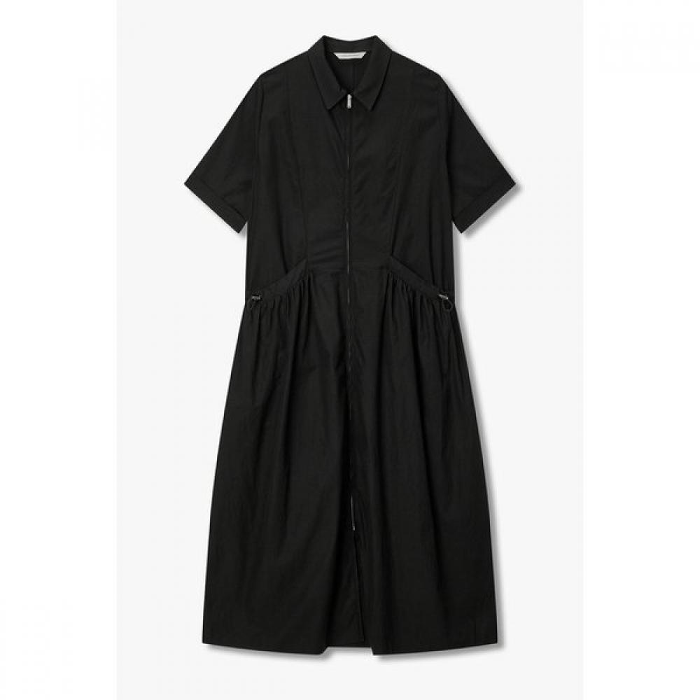 Vov Front Zip Shirt Collar Dress 7156337001