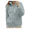 Womens Fleece Zip Up Jacket Light Fall Jackets Winter Plus Size Jackets