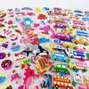 6 Sheets Mixed Cartoon 3D Bubble Stickers for Children Boys Girls Cute Kawaii DIY Scrapbook Laptop Sticker Educational Toys