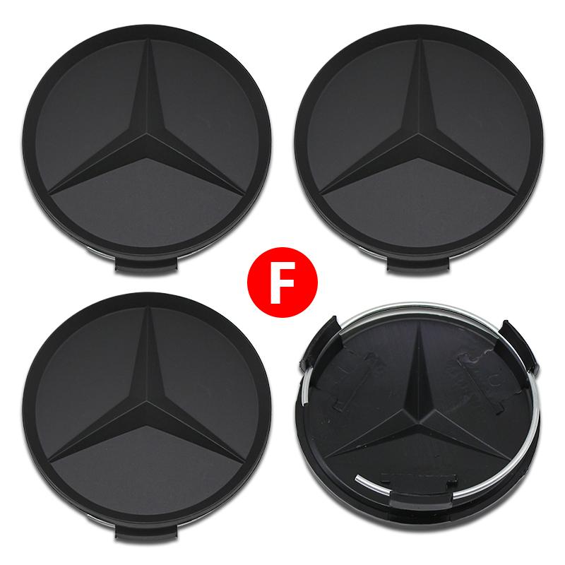 CRX1 Car Wheel Center Hub Caps 56mm 60mm 75mm ABS For Mercedes Benz W205 W166 W167 B C E S Class C200L GLC GLK CLA Replacement Parts