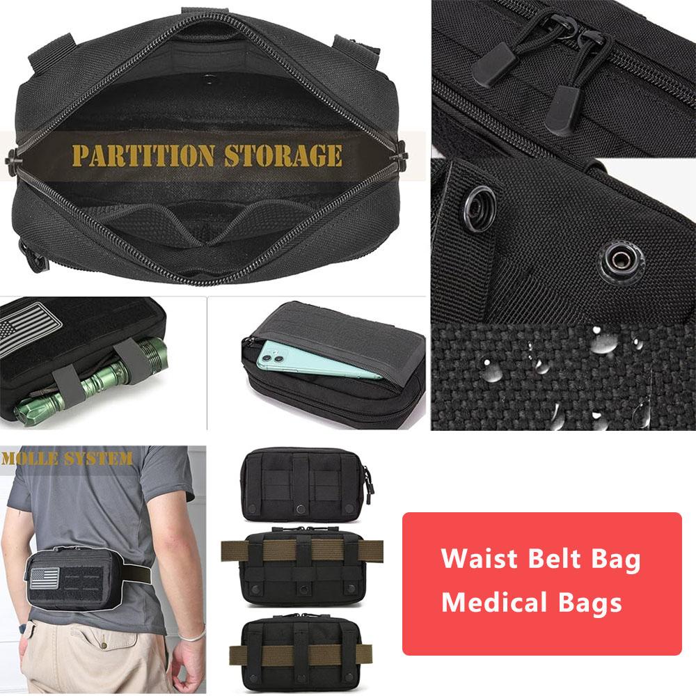 EDC Molle Pouch Waist Pack Compact Utility Pouches Waist Belt Bag Medical Bags Phone Case Outdoor Hunting Accessories