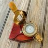 Marine Pocket Compass Gift Vintage Nautical Solid Brass WWII Military Compass Collectible