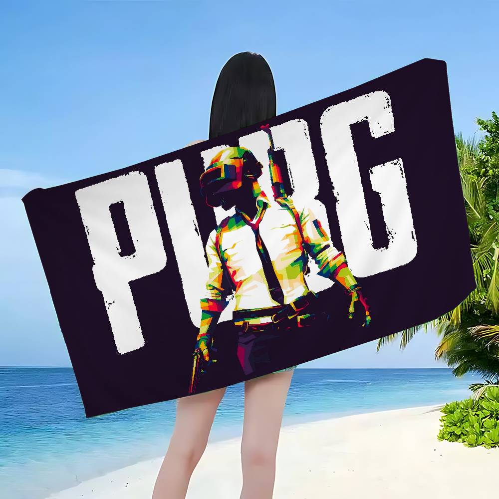 Тактическая соревновательная игра P-Pubg Микрофибра Пляжное полотенце Впитывающее Быстросохнущее Полотенце для курорта, скалолазания