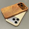 Матовый кожаный чехол в стиле ковбойских джинсов для iPhone 17 Air 16 15 14 Plus 13 12 Mini 11 Pro Max Мягкий ретро тонкий бампер