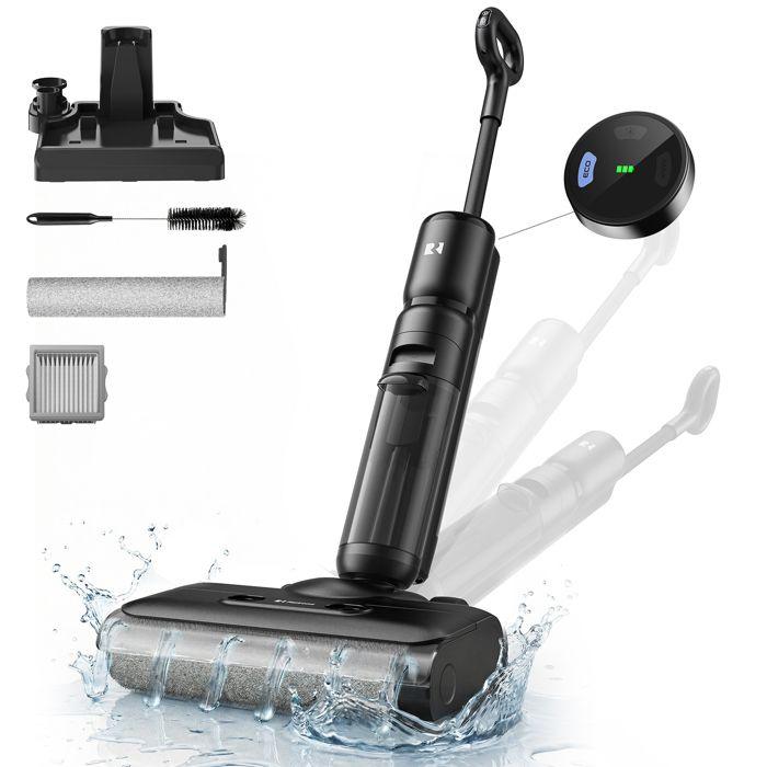 Vacuum cleaner Cordless Washer-Redroad H13- 23000Pa,Runtime 75min,Auto-Cleaning, Anti-Tangle, OLED Screen,For Hard-Black Floors