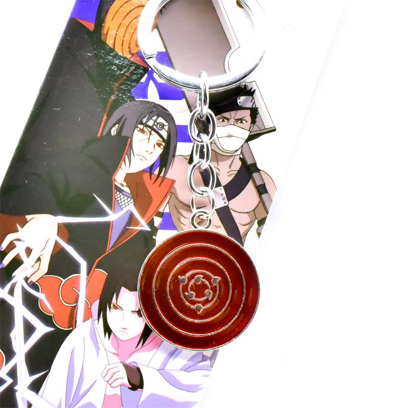 Naruto Anime Mask Keychain Uchiha Itachi Uzumaki Naruto Alloy Car Keychain Bag Pendant Key Ring Young Boys Girls Cosplay Accessories