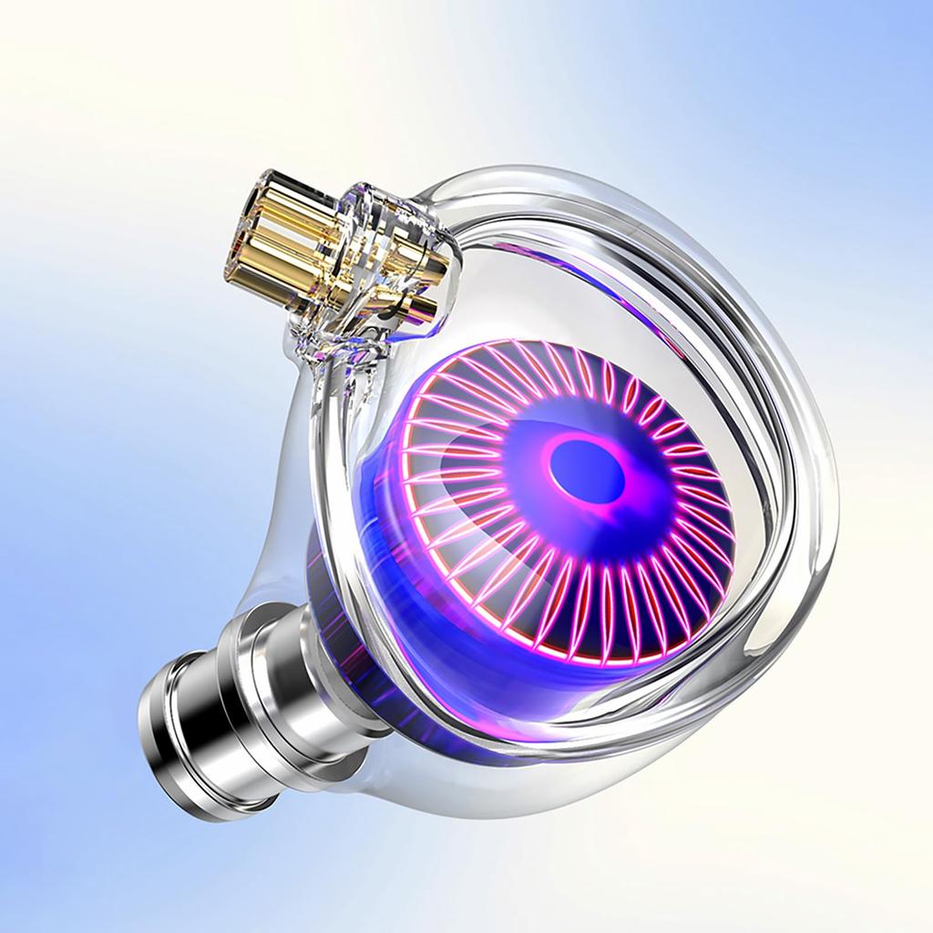 Linsoul TRN Medusa High Performance HiFi Dynamic Earphones Equipped with a Large Mouth Diameter 12mm Second Generation LCP Dynamic Driver Innovative