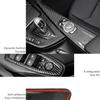 Для BMW F30 F34 F32 Серии 3 4 Крышка ручки двери центральной консоли из АБС-пластика с отделкой из углеродного волокна Наклейки Аксессуары для комплекта декора салона автомобиля