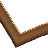 Beverly деревянная рамка для пазла с золотым молдингом и настенным креплением, цвет грецкий орех. Имеет деревянную панель 26 x 38 с золотым молдингом, УФ-защита, без инструментов MP031L,