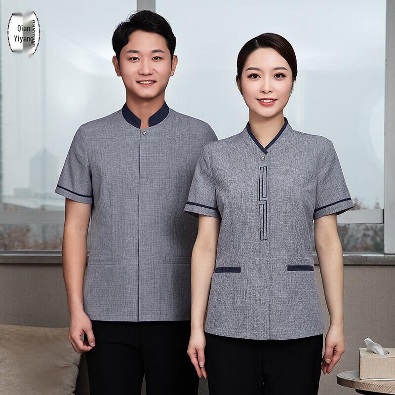 QIANYIYANG Летняя рабочая форма с коротким рукавом