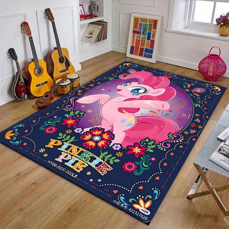 Pinkie Pie Polyester Carpet, Soft Indoor Mat for Office Chair, Living Room, Computer Desk - Decorative Home Office Rug Design