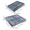2/3 Tier Adjustable Drawer Organizer Box Trays Make Up Cosmetics Sundries Divider Holder Kitchen Bathroom Closet Jewellery Box