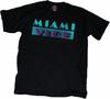 Miami Vice 100% Хлопок Футболка Мужские Футболки Топ Черный