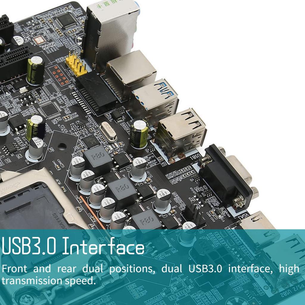 LGA 1155 Motherboard for B75 Desktop Computer Mainboard USB SATA DDR3 Memory Manboard 3.0