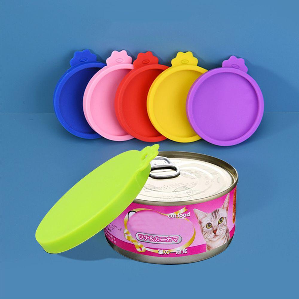 Storage Pet Supplies Box Cover Fresh-keeping Lid Pet Can Covers Silicone Can Lid Food Tin Cover