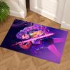 Night Floor Mat Perfect for Balcony Dining Room Outdoor Hallway Anti-slip Rug Anime Office Decor Gift for Festivals