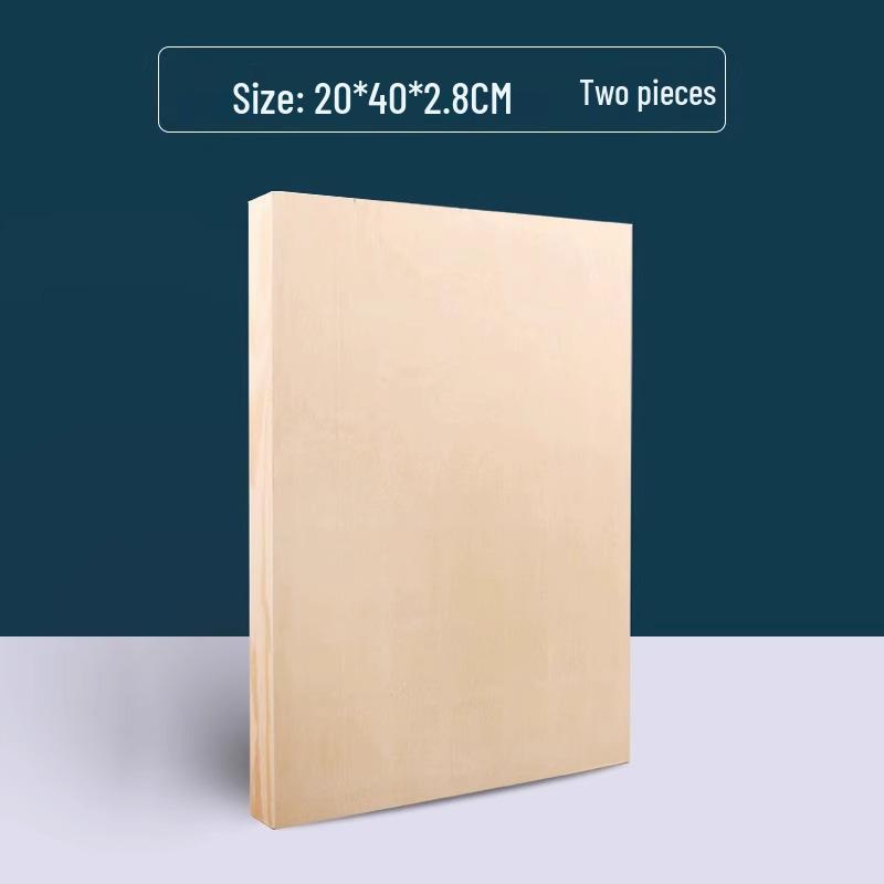 Carbonized Pine Oil Painting Frame Board - Acrylic Powder, No Frame Needed, Retro DIY Solid Wood.