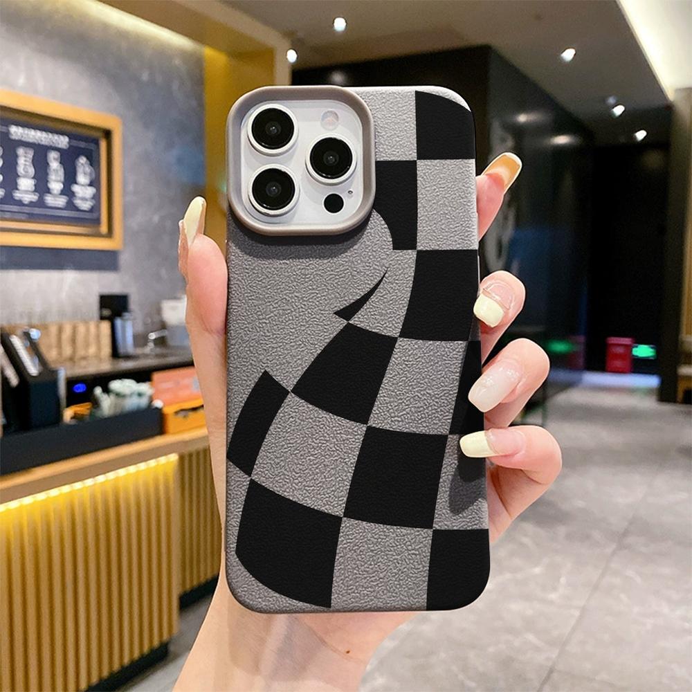 Мягкий чехол из ТПУ с абстрактным клетчатым рисунком для Xiaomi Redmi Note 10 11 9 8 / Redmi A1 A3 A5 Ударопрочный защитный чехол