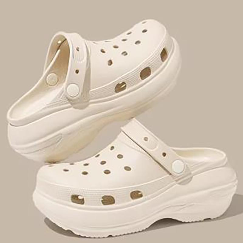 Hollow Out Chunky Platform Sandals Women Summer Thick Sole Eva Clogs Garden Shoes Woman Comfort Non Slip Beach Sandals