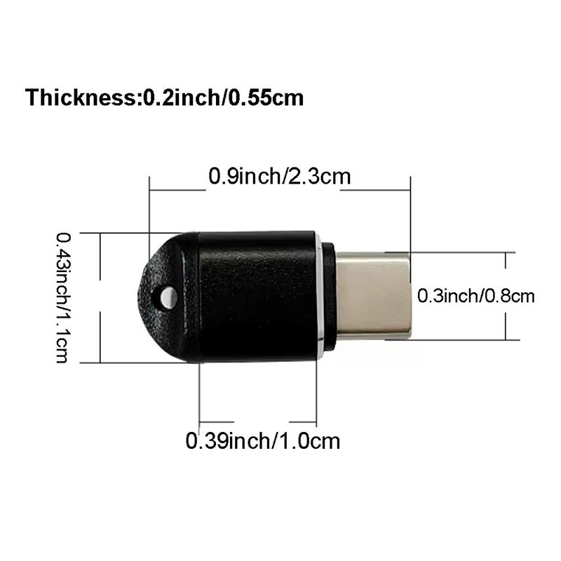 Блокиратор микрофона USB-C Защита конфиденциальности Работает с любыми устройствами USB-C Ноутбуками, Смартфонами, Планшетами