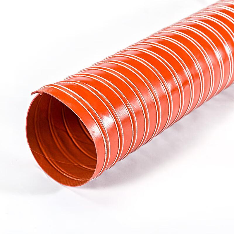 Red High-Temperature Silicone Flexible Duct Hose