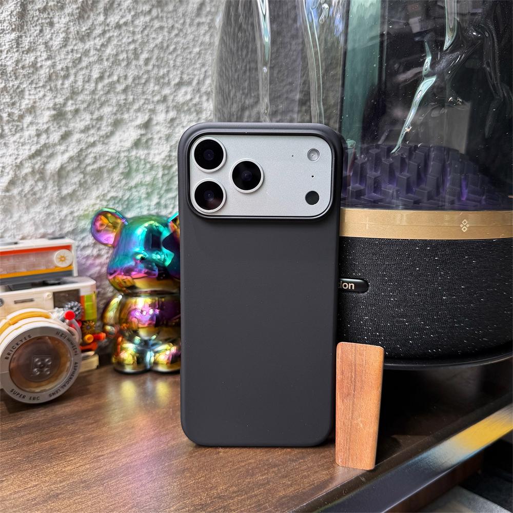 Ультратонкий Матовый Замороженный Жесткий ПК Чехол для iPhone 17 Air 16 15 Pro 14 Plus 13 12 Pro Max Mini Тонкий Простой Задняя Крышка Чехол для Телефона