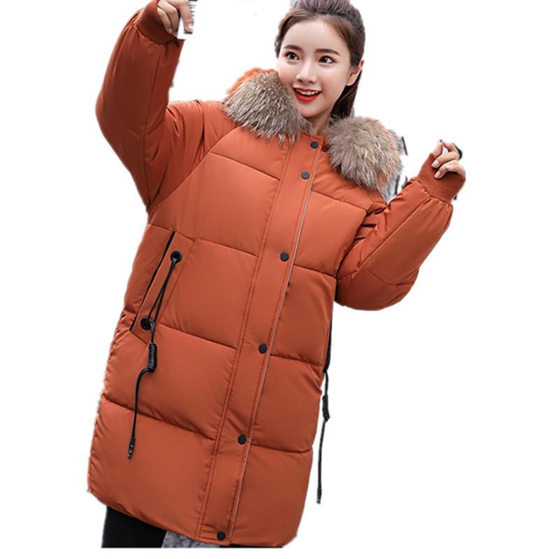 Premium Quality In The Long Section Of Down Cotton Women's Fashion Thickening Casual Wind Coats For All Occasions