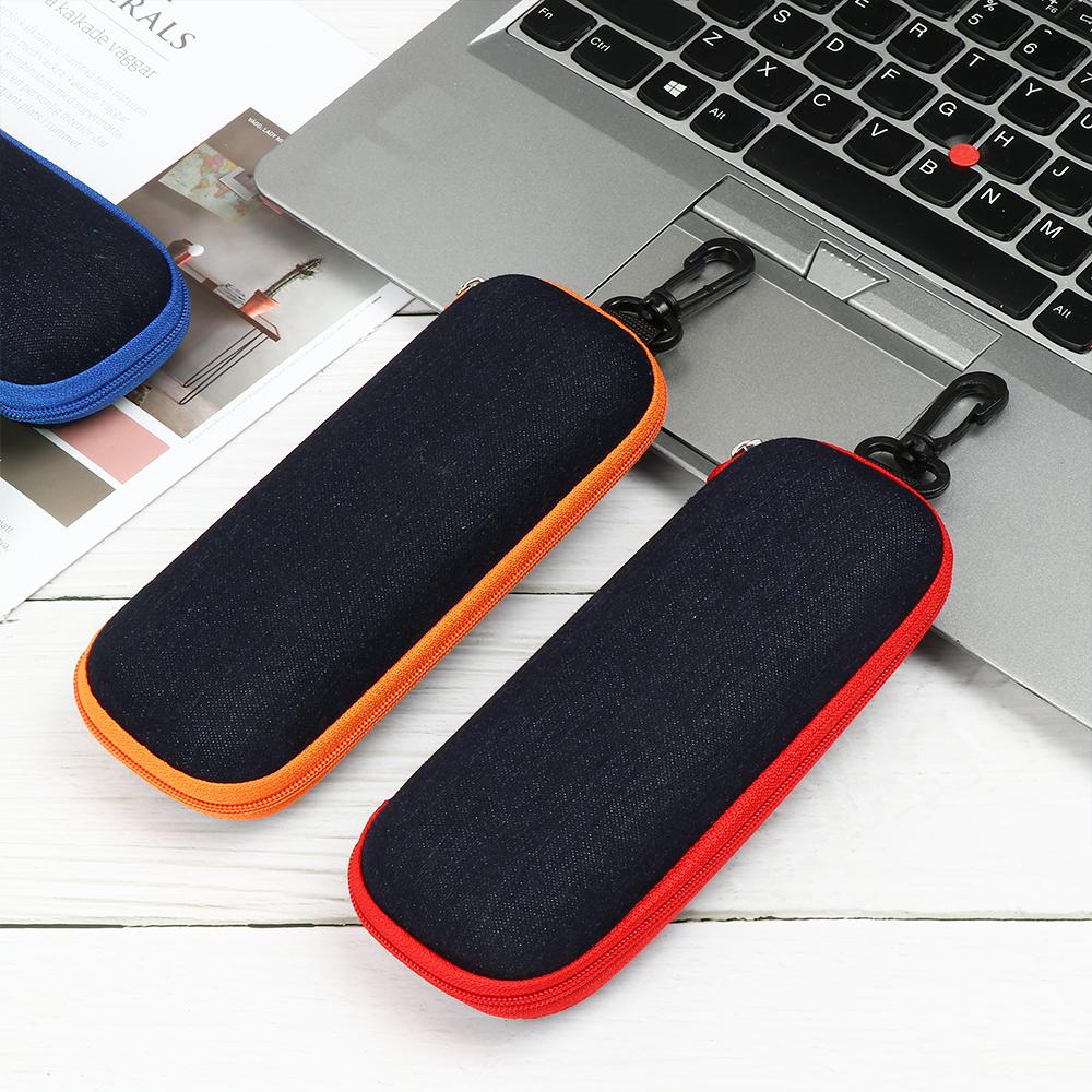 Наружный держатель Защита зрения Жесткий футляр для очков Чехол для очков Защитный чехол для очков Футляр для очков на молнии