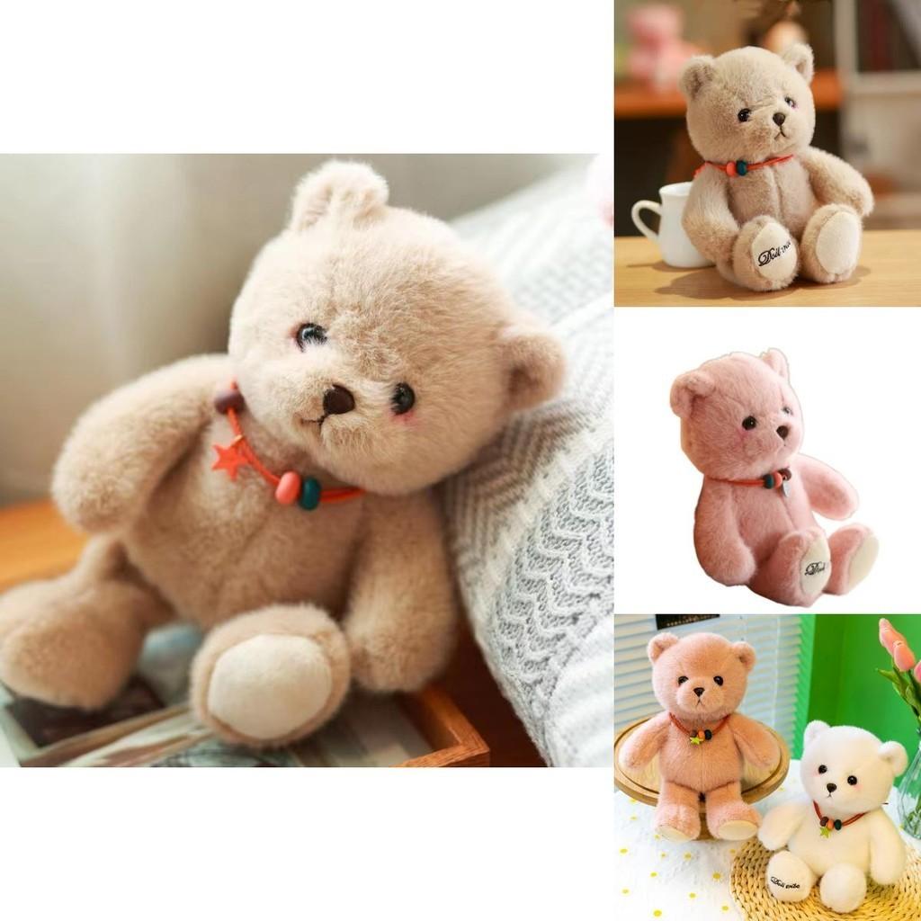 Lucky Teddy Bear Plush Toy For Girls Soft And Cuddly Stuffed Animal For Birthday Gift