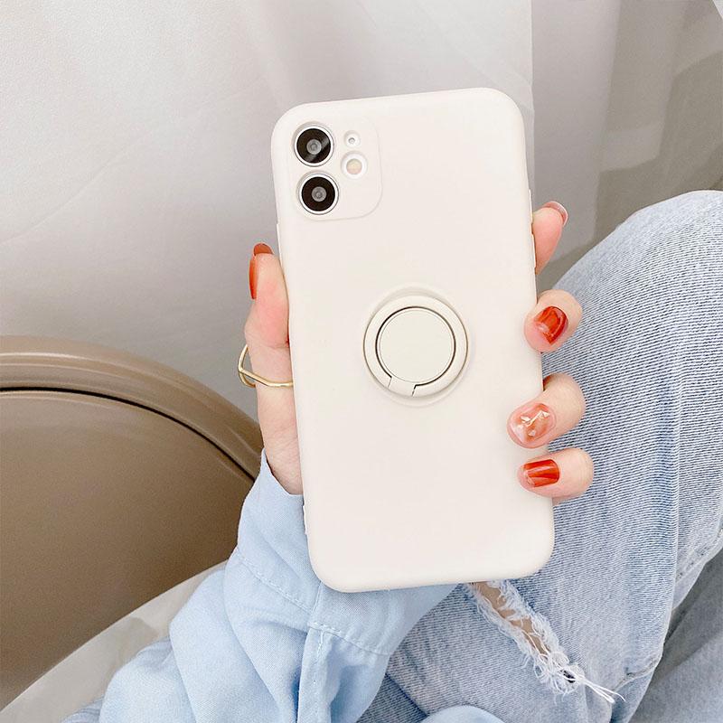 With Ring Holder Phone Case for Samsung Galaxy S24 Ultra S23 S22 S21 Plus A13 A52 A53 A54 TPU Soft Back Cover